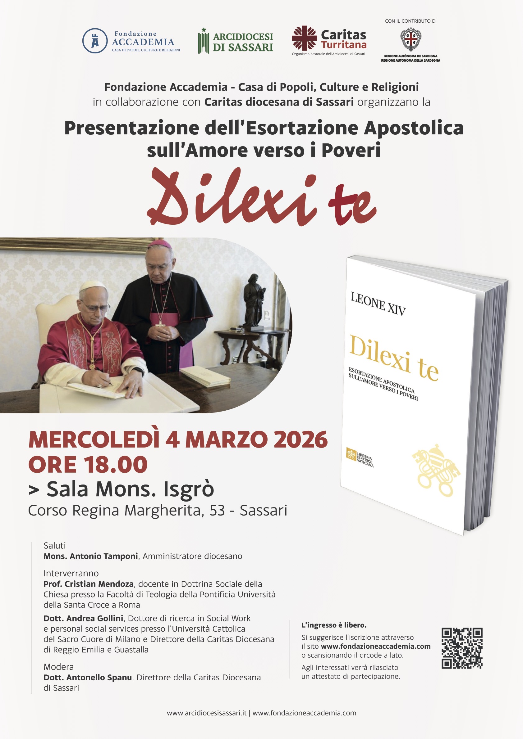 Locandina Conferenza Dilexi Te